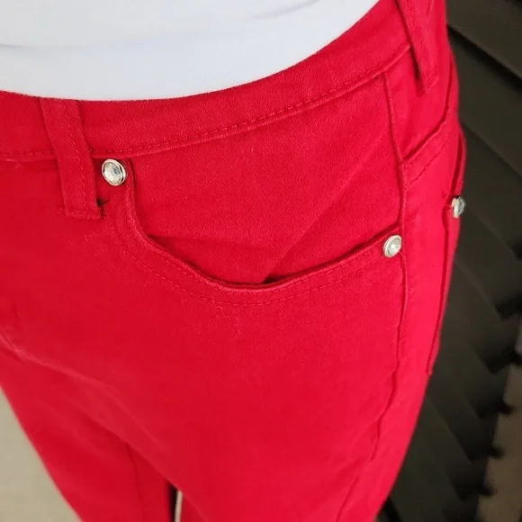 Venus Women's Red Skinny Jeans - Picture 4 of 6